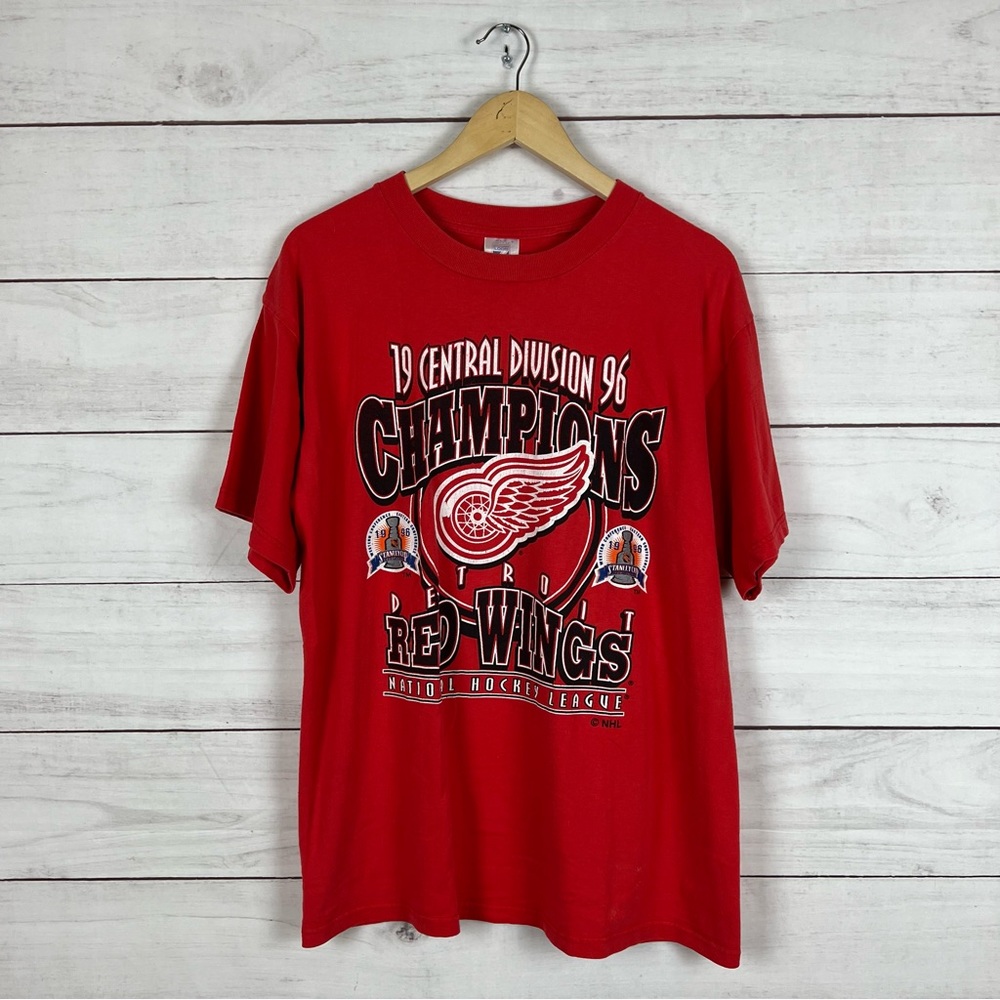Vintage 1996 Detroit Red Wings NHL T-Shirt Large